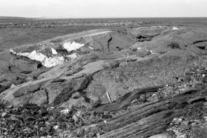 Proximal submarine channel conglomerate consisting almost entirely of reworked calcite concretions. Omarolluk Fm. Proterozoic, Belcher Islands.