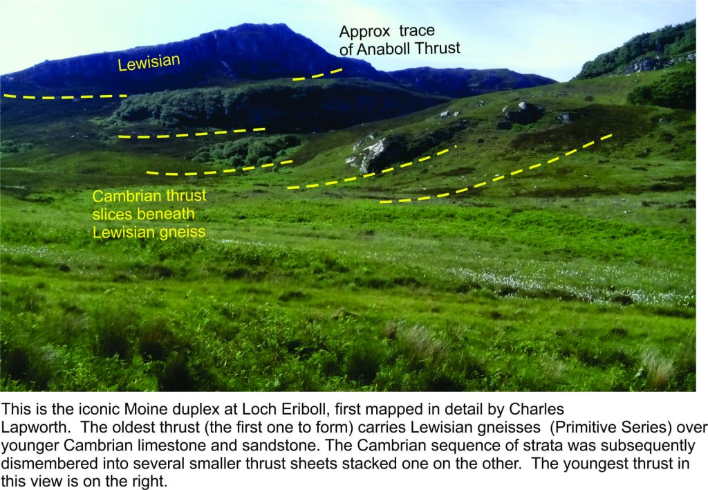 Moine thrust duplex at Loch Eriboll, Scottish Hebrides